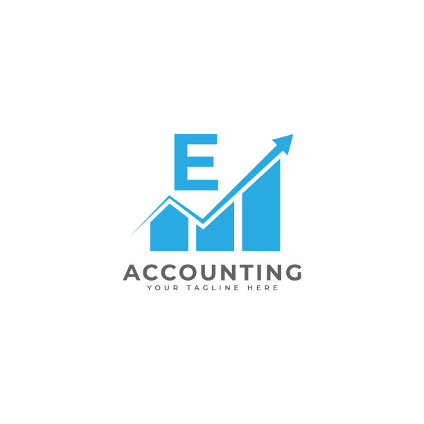 E字母图表金融Logo设计图片下载