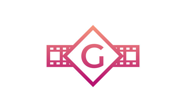 字母G方形胶片条纹设计图片下载