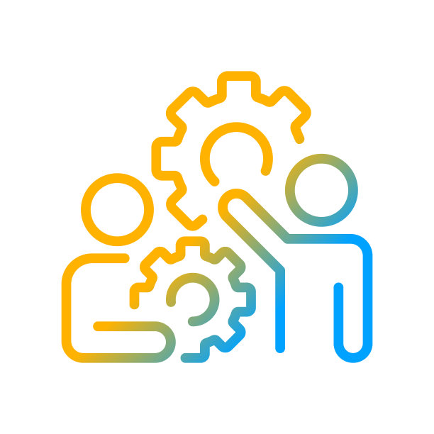 协调梯度线性矢量图标图片下载