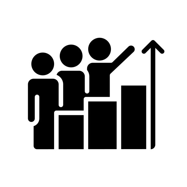 进度监控黑色字形图标图片下载