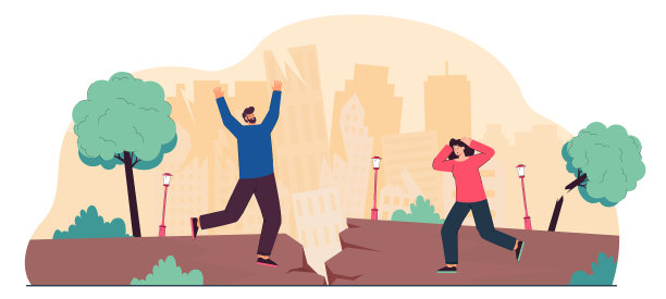 疏散有地震危险的人群图片下载