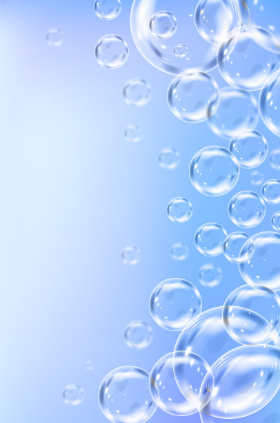 摘要背景与气泡在水中或天空图片下载