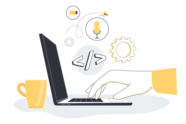 人手打字与电脑打字不同图片下载