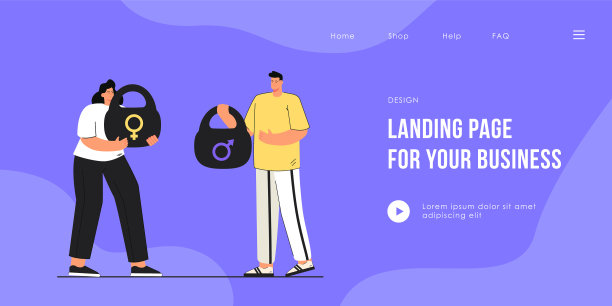 穿着运动服的男女在做运动图片下载