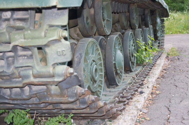 坦克履带关闭图片下载