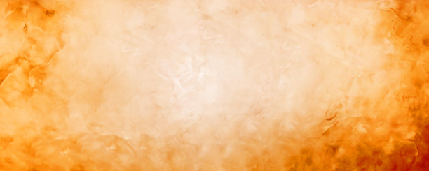 橙色或黄色水泥墙横幅背景图片下载