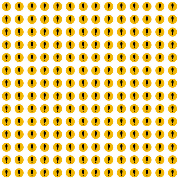 无缝感叹号图案背景图片下载