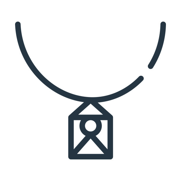 吊坠细线图标。戒指，宝石线性图标从非洲概念孤立的轮廓标志。矢量插图符号元素的网页设计和应用程序。图片下载