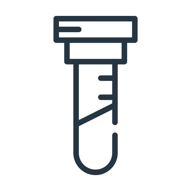 试管细线图标。医学、研究线性图标从宠物店概念孤立的轮廓标志。矢量插图符号元素的网页设计和应用程序。图片下载