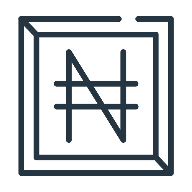 尼日利亚奈拉的细线图标。奈拉，货币线性图标源自非洲概念孤立的轮廓符号。矢量插图符号元素的网页设计和应用程序。图片下载