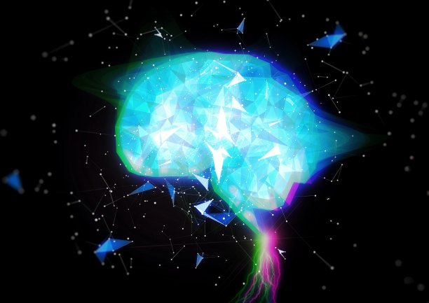 人工智能的三维插图与科学技术的概念图片下载