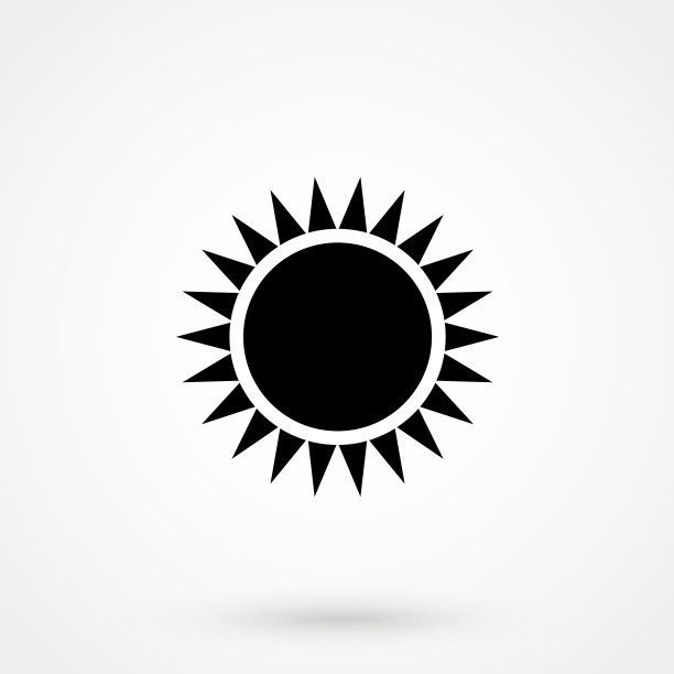 太阳图标图片下载
