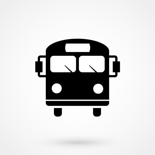公共汽车图标平面设计最好的图标图片下载