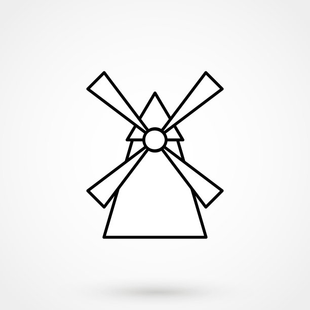 磨图标平面设计孤立的背景图片下载