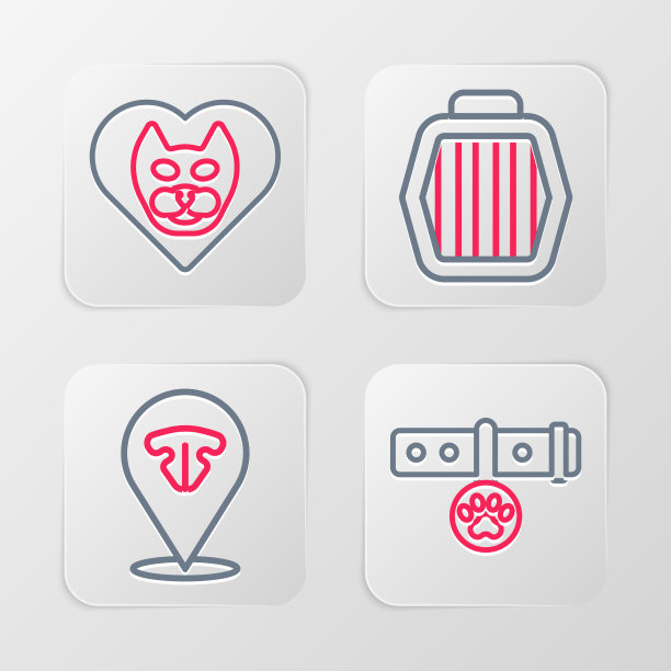 设置线项圈与姓名标签猫鼻子宠物携带图片下载