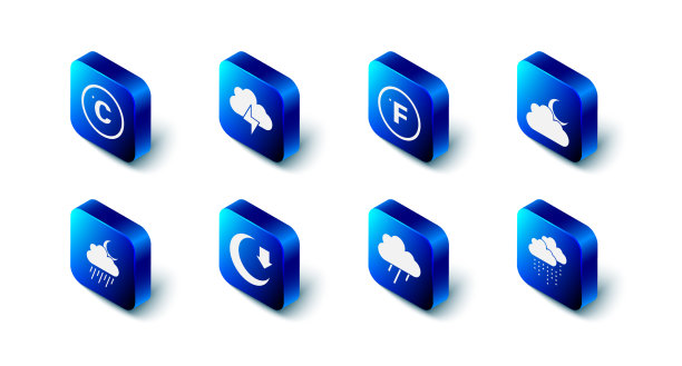 设定风暴华氏云与月亮雨月亮图片下载