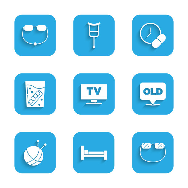 设置智能电视床眼镜养老院纱图片下载