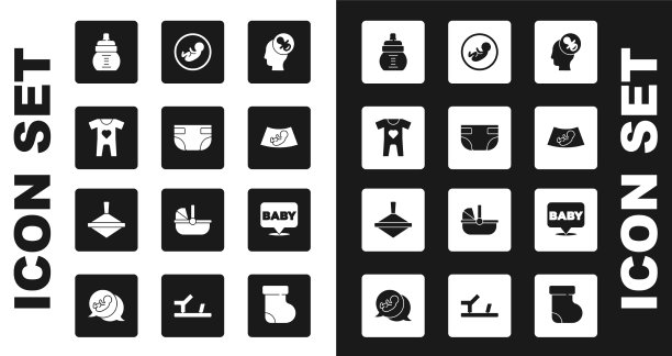 设置婴儿假奶嘴吸水性尿布衣服图片下载