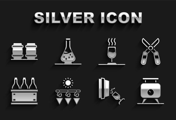 设置干燥葡萄园艺剪刀图片下载