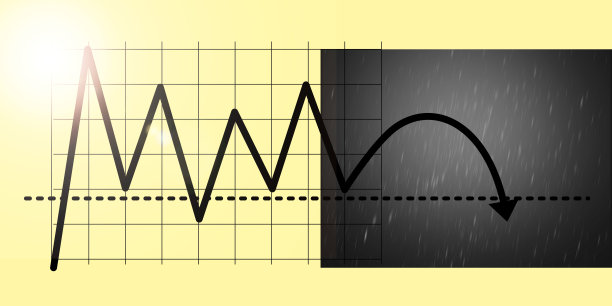 图表和图表金融和商业在市场波动经济图片下载