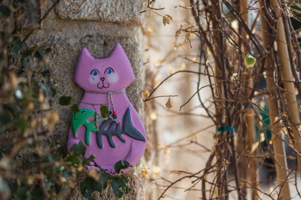 纪念品,粘土猫图片下载