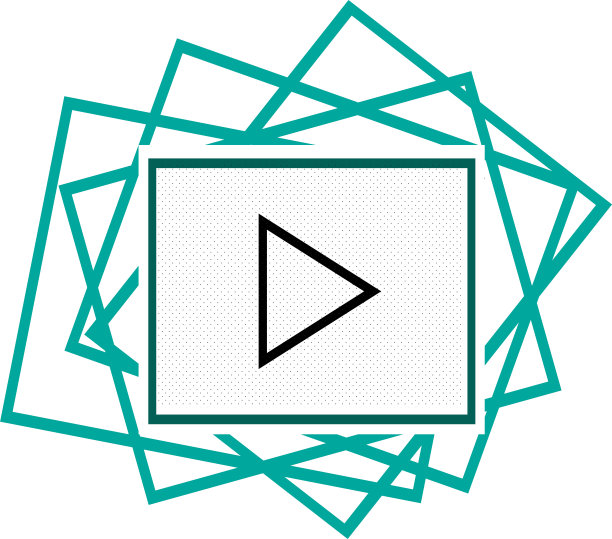 视频流播放图标符号设计图片下载