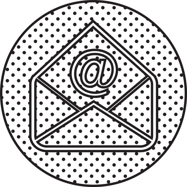 电子邮件和邮件图标符号设计图片下载
