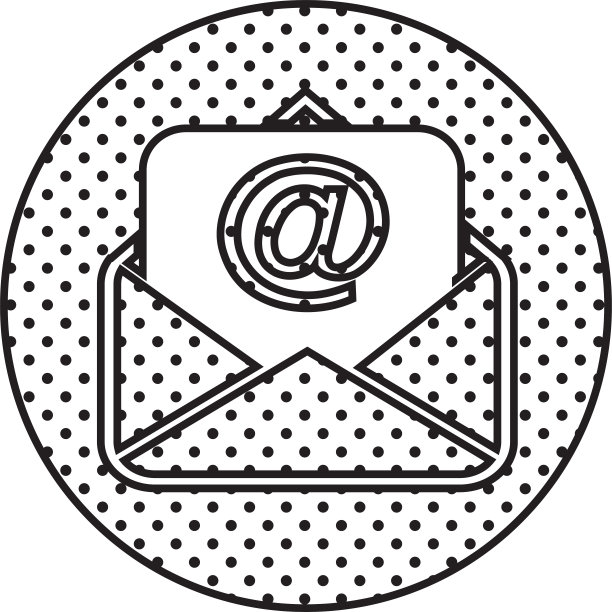 电子邮件和邮件图标符号设计图片下载
