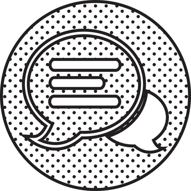 对话气泡聊天图标符号设计图片下载