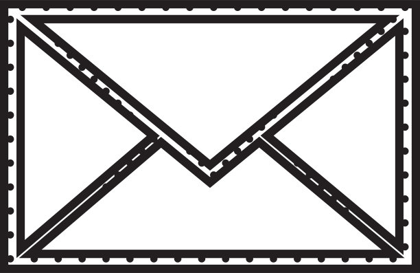 电子邮件和邮件图标符号设计图片下载