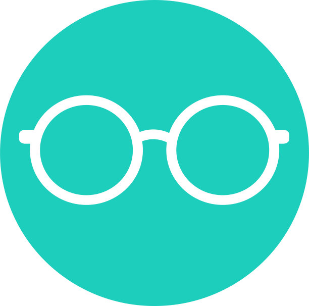 眼镜图标符号设计图片下载