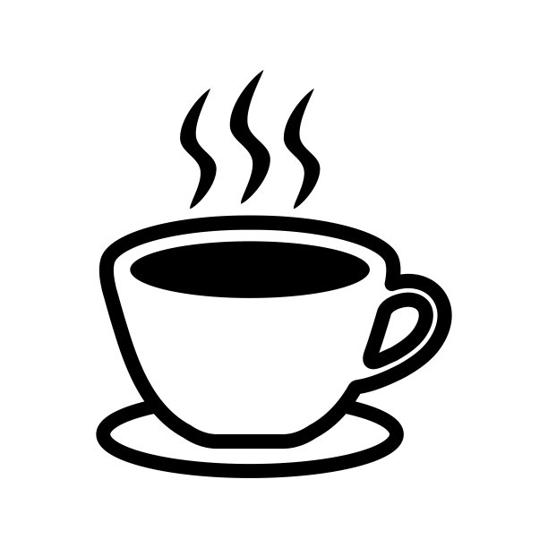 热咖啡在一个杯子的图标图片下载
