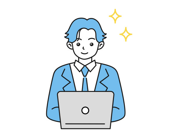 一个人操作笔记本电脑的剪贴画图片下载