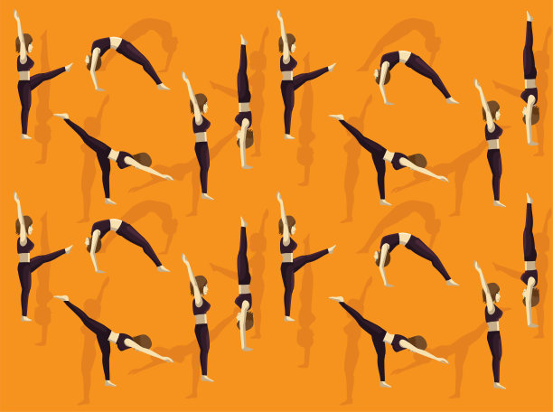 漫画卡通前Limber无缝壁纸背景图片下载