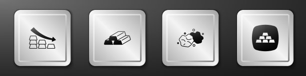 设置下落箭头与金条、金块和图片下载