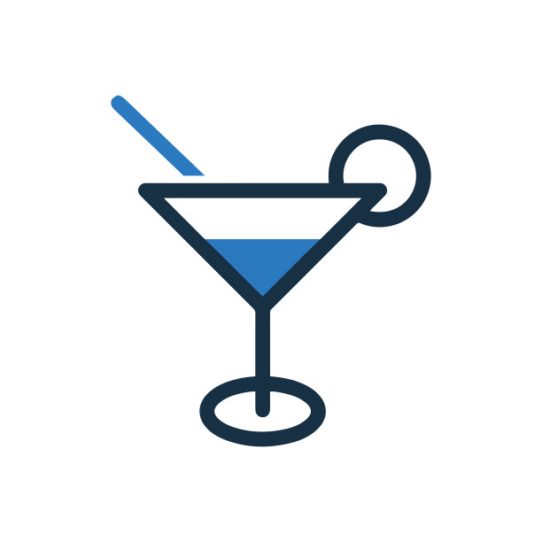 鸡尾酒或莫吉托图标图片下载