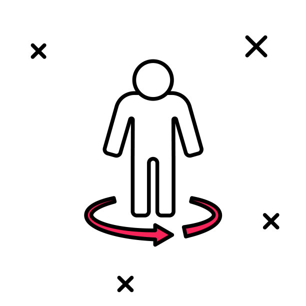 填充轮廓三维建模图标孤立在白色背景。增强现实或虚拟现实。向量图片下载