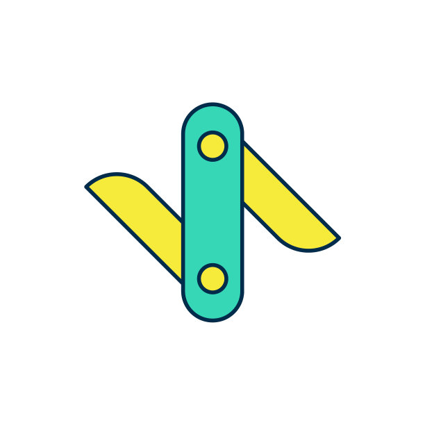 填充轮廓瑞士军刀图标孤立在白色背景上。多刀,多功能小刀。多功能工具。向量图片下载