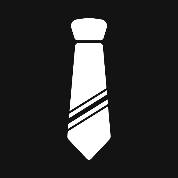 将剪纸艺术。领带的象征。矢量插图。图片下载