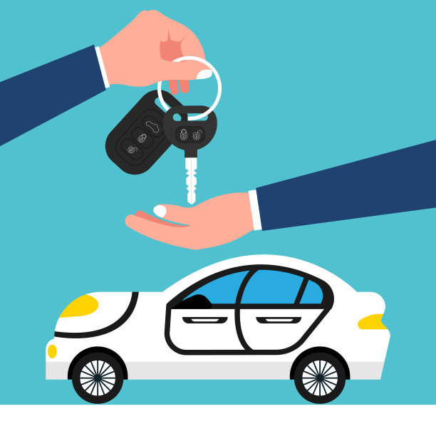 经销商把钥匙链交给买家图片下载