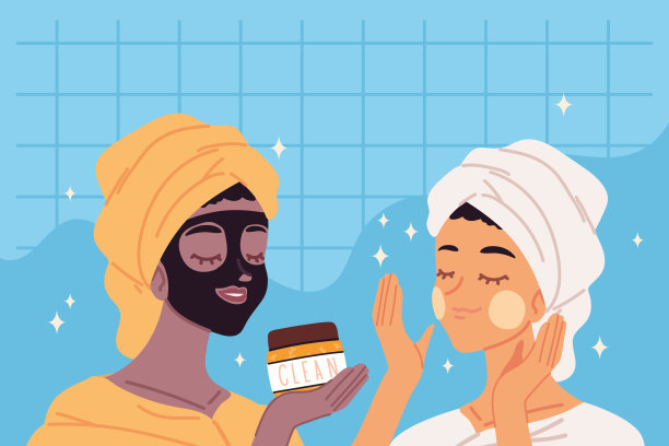 女性做护肤图片下载