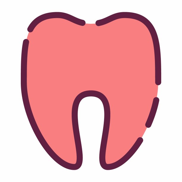 齿线切割风格的图标矢量图片下载