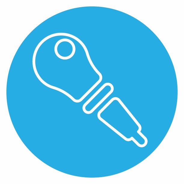 图标向量的滴管-蓝色眼睛风格图片下载