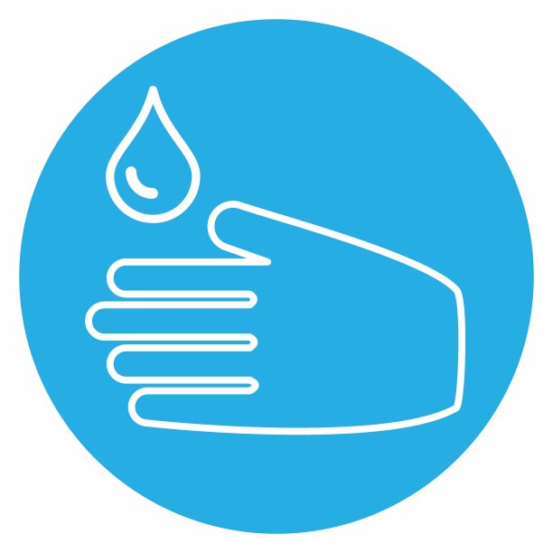 图标向量的洗-蓝眼睛风格图片下载