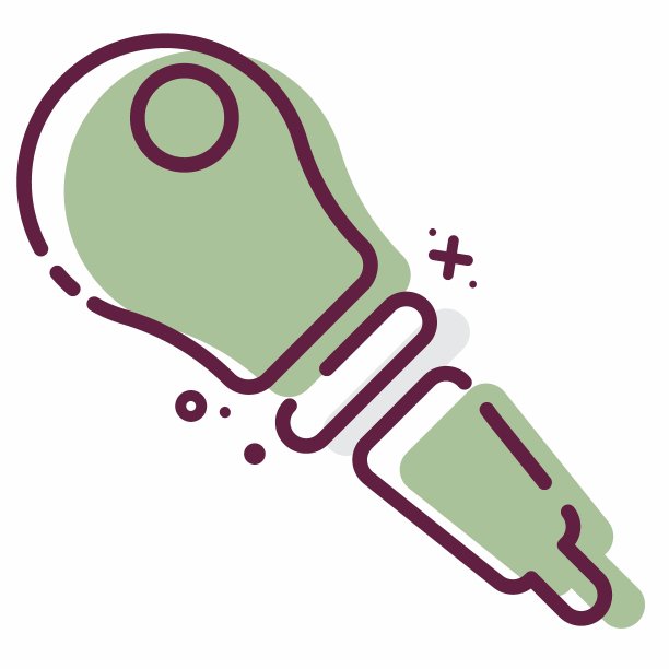 滴眼器的图标矢量- MBE风格图片下载