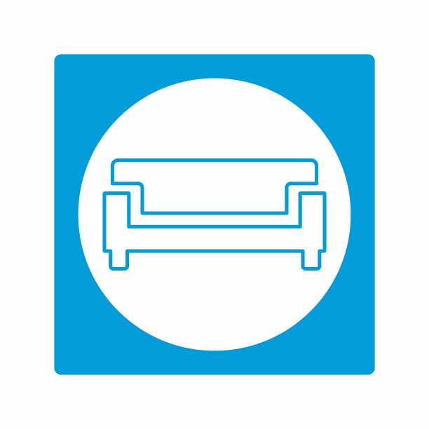 矢量图形的两个座位-白月亮风格图片下载