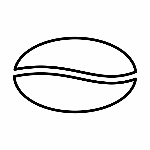 图标矢量咖啡颗粒线风格图片下载