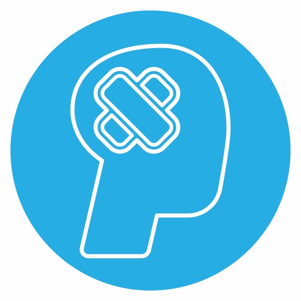 事故的图标向量-蓝色眼睛风格图片下载