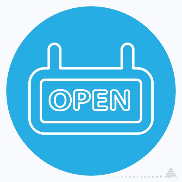 图标打开-蓝眼睛风格图片下载