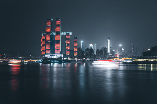 重庆夜城河畔图片下载